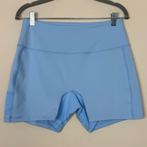Peter Millar Blue Athletic Biker Shorts - Picture 1 of 6